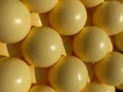 Pallomeripallot Ø7 cm - Vaaleankeltainen, 200 kpl