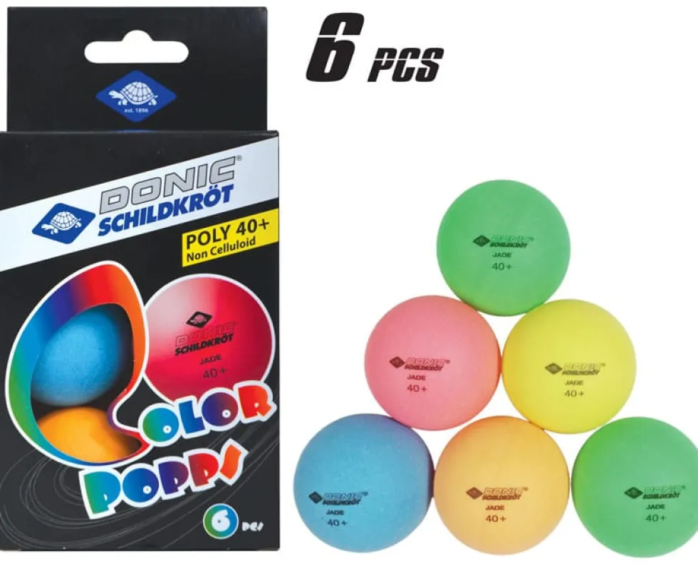 Pingispallo Poly 40+, 6 kpl - Ø 4 cm
