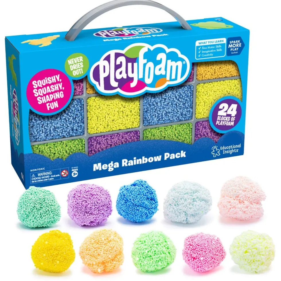 Playfoam Glitter + Glow in the dark - 24 purkkia