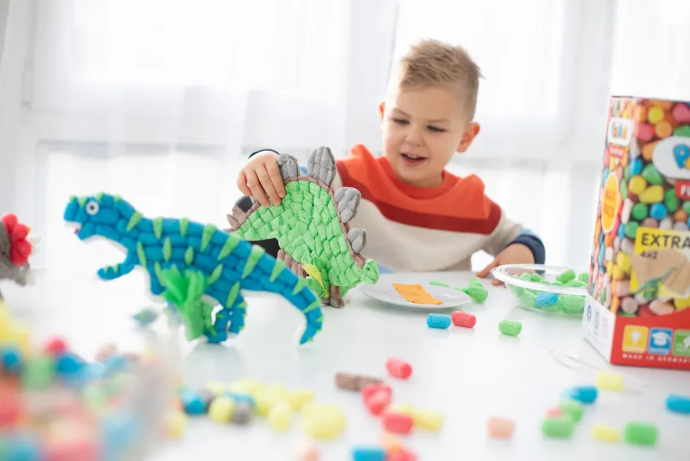 PlayMais Classic Fun To Play - Dinosaurus, 500 kpl