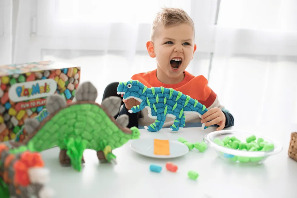 PlayMais Classic Fun To Play - Dinosaurus, 500 kpl