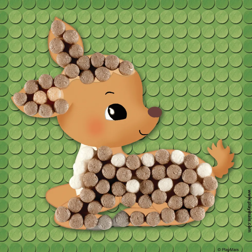 PlayMais Mosaic Little - Metsäneläimet, 2300 kpl