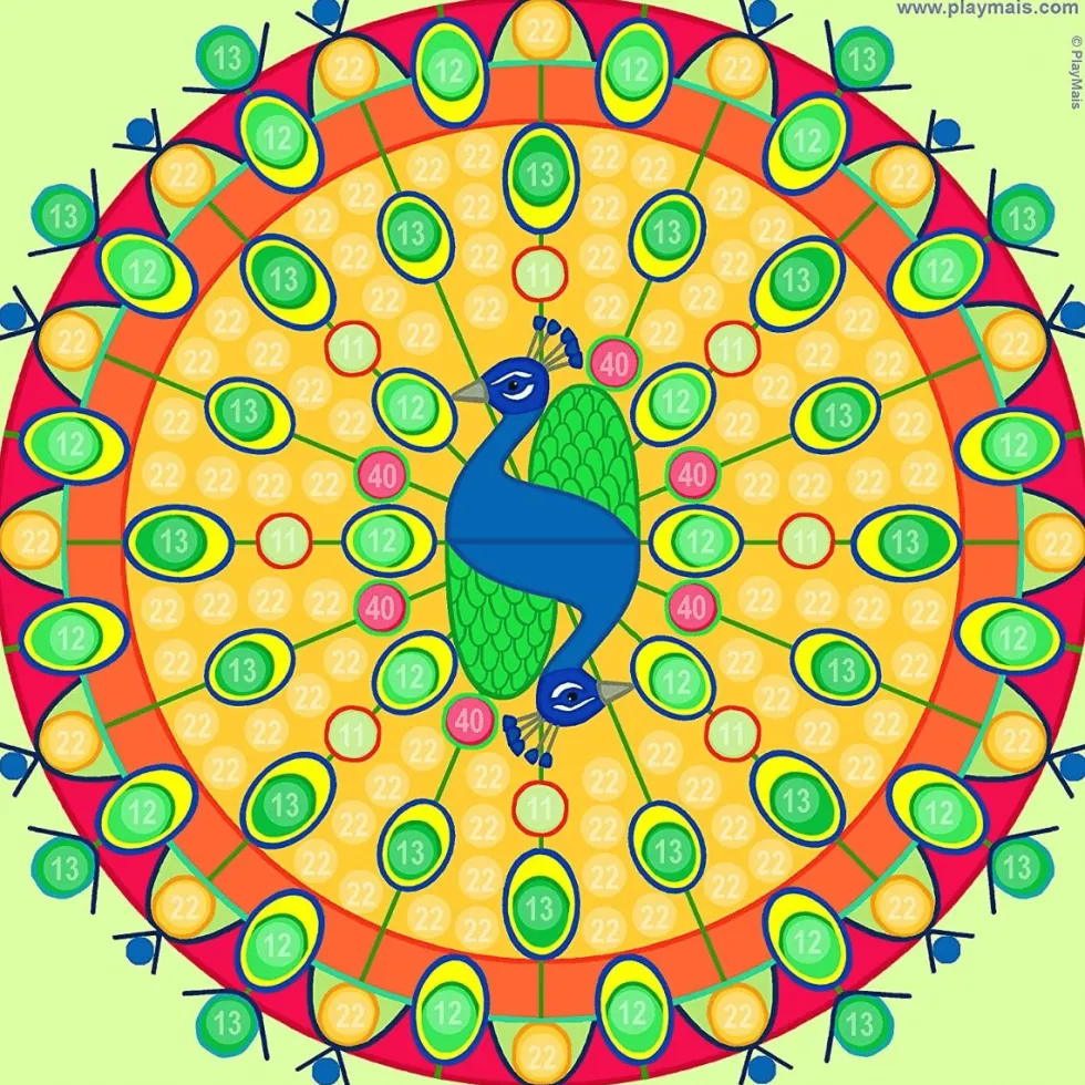 PlayMais Mosaic Trendy - Mandala, 3000 kpl
