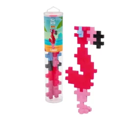 Plus-Plus BIG, 15 palaa putkessa - Flamingo