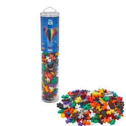 Plus Plus paloja putkessa - Basic Mix, 240 palaa