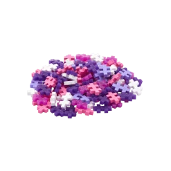 Plus-Plus paloja putkessa - Glitter Mix, 100 palaa