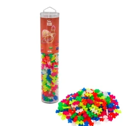 Plus Plus paloja putkessa - Neon Mix, 240 palaa
