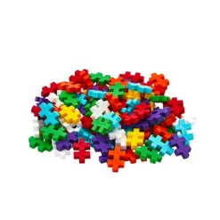 Plus-Plus paloja putkessa - Rainbow Mix, 100 kpl