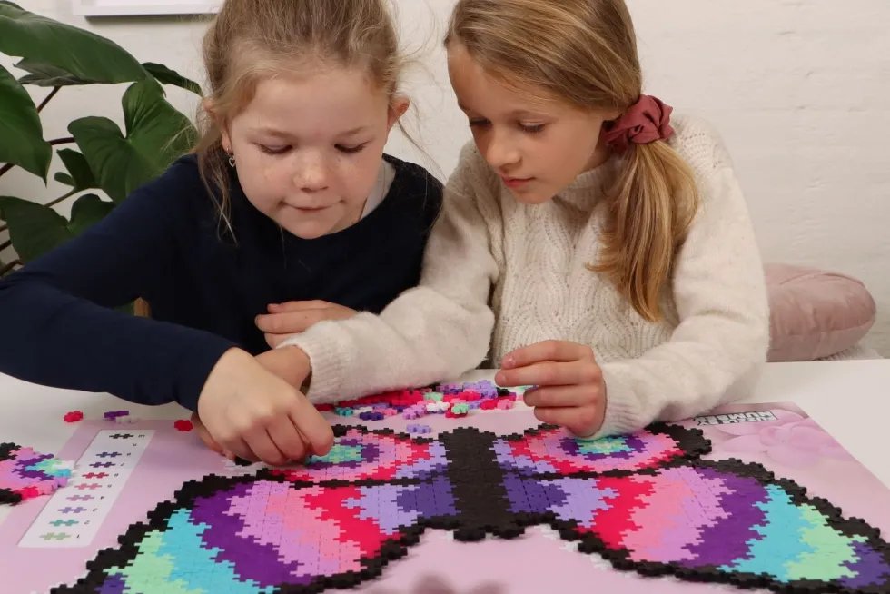 Plus-Plus - Puzzle By Number, Perhonen 800 kpl