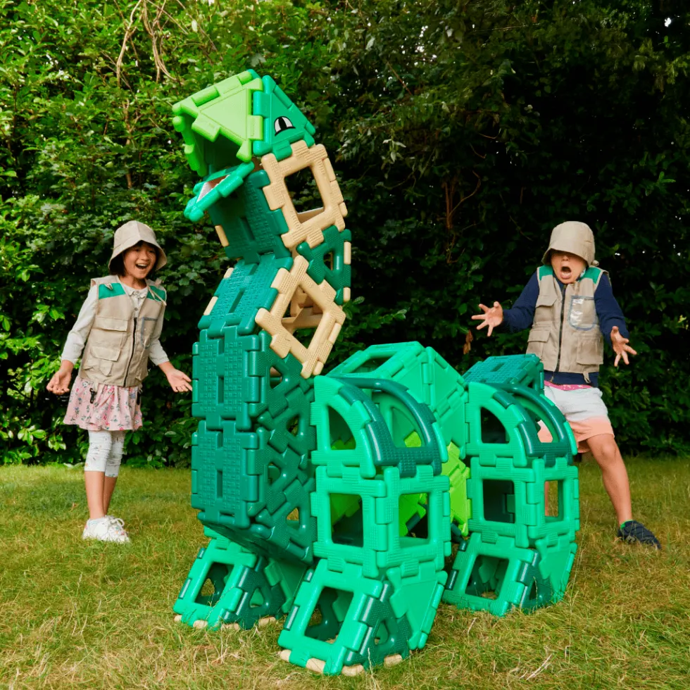 Polydron Large - Dinosaurus, 130 osaa