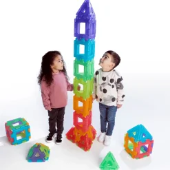 Polydron Large - Läpinäkyvä, 130 osaa