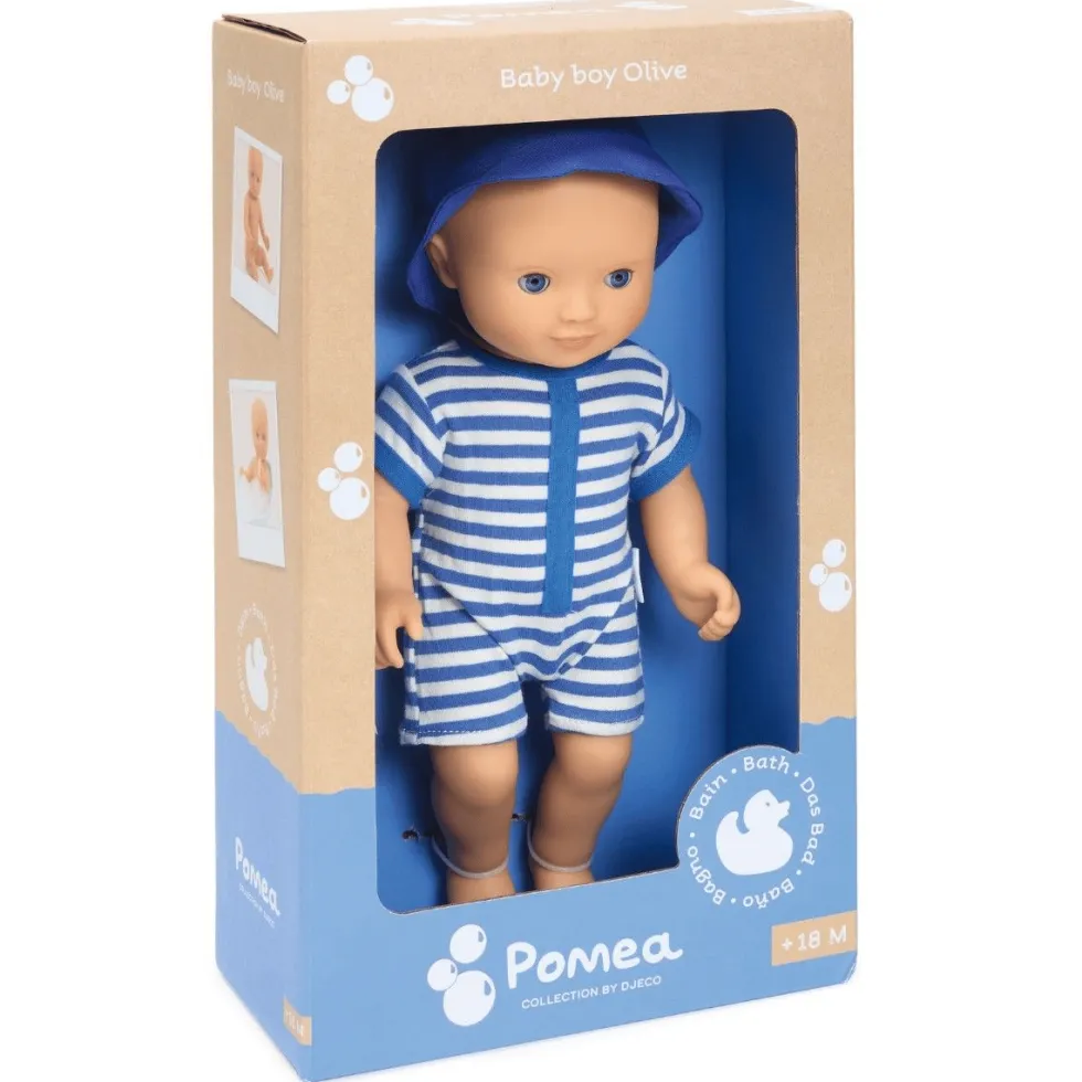 Pomea-kylpynukke 32 cm - Oliivi