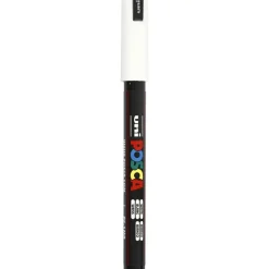 Posca-tussi PC-1MR - Valkoinen, 1 kpl