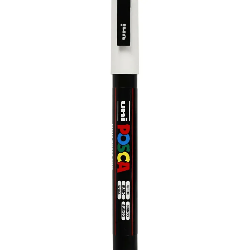 Posca-tussi PC-3M - Valkoinen, 1 kpl