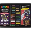 Posca-tussit kotelossa – Groovy Colours, 20 kpl