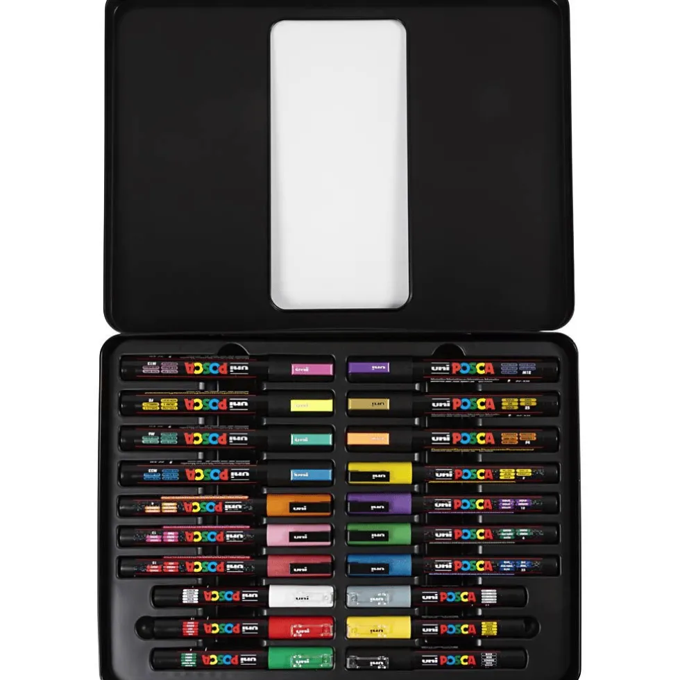 Posca-tussit kotelossa – Groovy Colours, 20 kpl