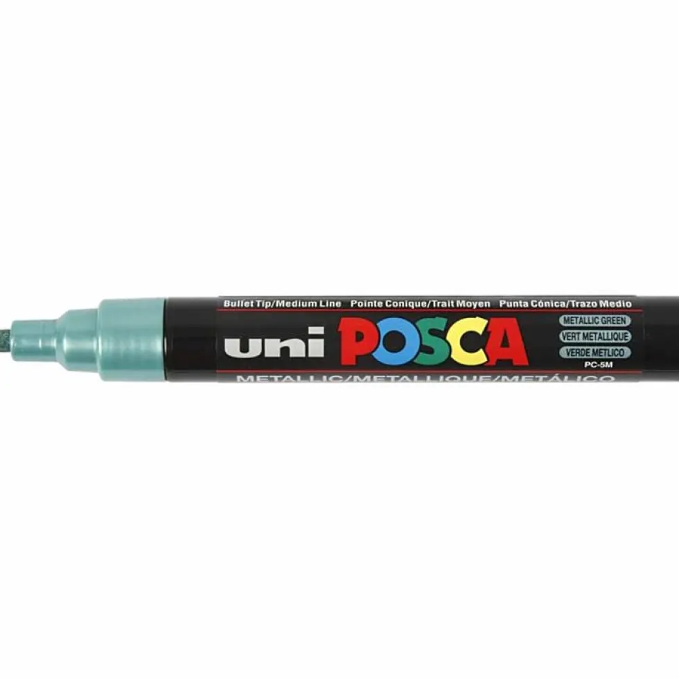 Posca tussit PC-5M - Metallivärit, 8 kpl