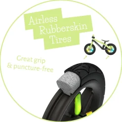 Potkupyörä BMXie GLOW - Pistacie (2-5 v.)