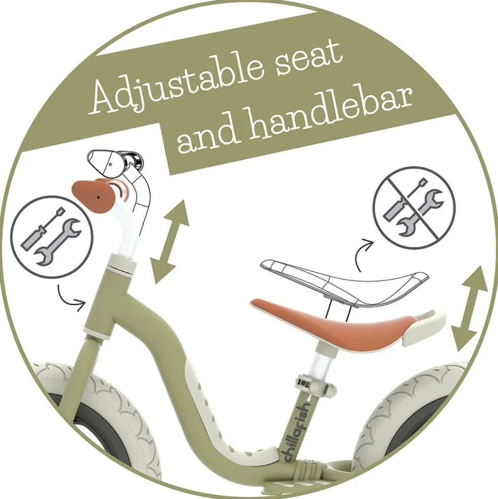 Potkupyörä Charlie LUX - Oliivi (2-5 vuotta)