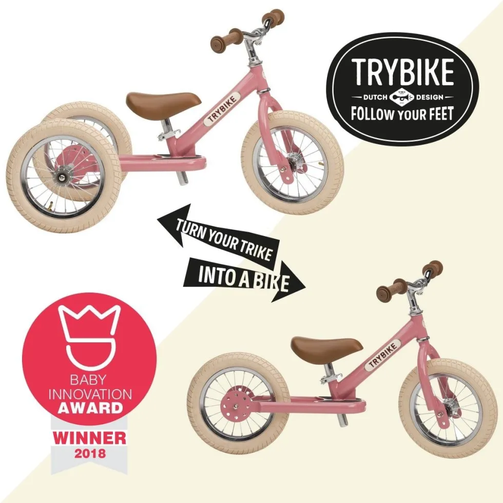 Potkupyörä - Trybike kahdella pyörällä, Pinkki