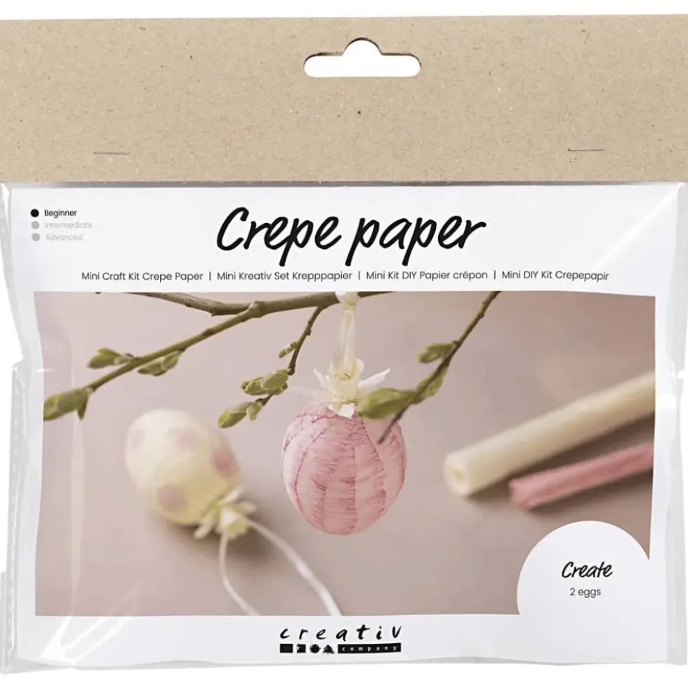 Pääsiäispussi - Tee munia kreppipaperista, 2 kpl