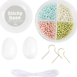 Pääsiäispussi - Tee Pearl Clay -munia, 2 kpl