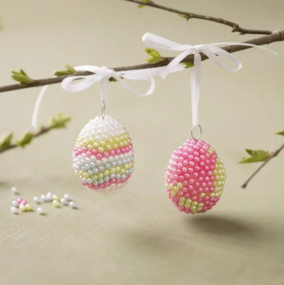 Pääsiäispussi - Tee Pearl Clay -munia, 2 kpl