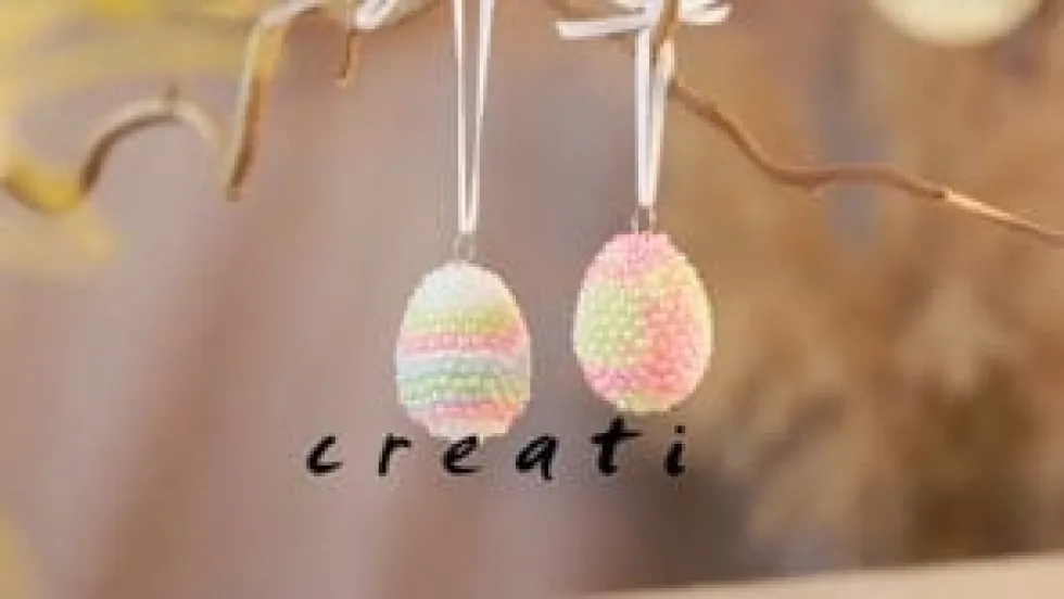 Pääsiäispussi - Tee Pearl Clay -munia, 2 kpl