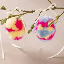 Pääsiäispussi - Tee pompom-pääsiäismunia, 2 kpl