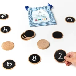 Puinen muistipeli, sis. liitutaulukalvo - DIY
