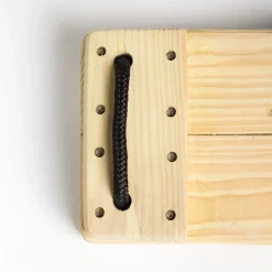 Puukeinu 44 x 17,5 cm - 6 metriä (musta köysi)