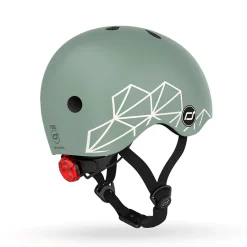 Pyöräilykypärä vauvalle, 45-51 cm - Green lines