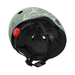 Pyöräilykypärä vauvalle, 45-51 cm - Green lines