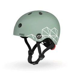 Pyöräilykypärä vauvalle, 45-51 cm - Green lines