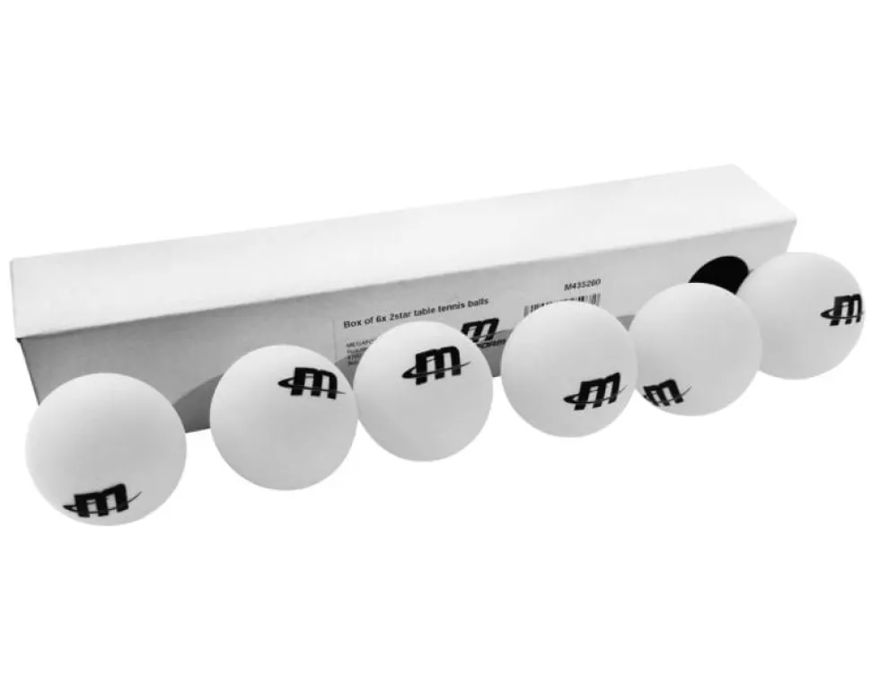 Pöytätennispallot, 6 kpl - Ø 4 cm.