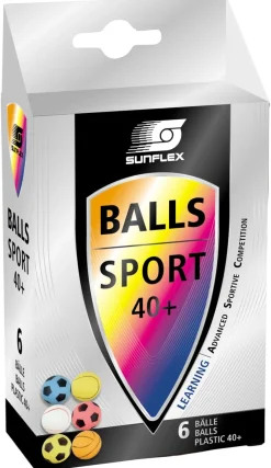 Pöytätennispallot Sport, 6 kpl -- Ø 4 cm