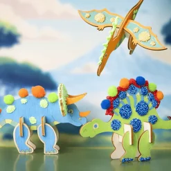 Rakenna & maalaa – Dinosaurukset, 3 kpl