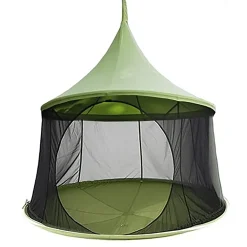 Riipputalo verkkomateriaalilla Ø150 cm - Vihreä