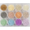 Rocaille-helmet Ø3 mm - Pastelli, 12x17 gr