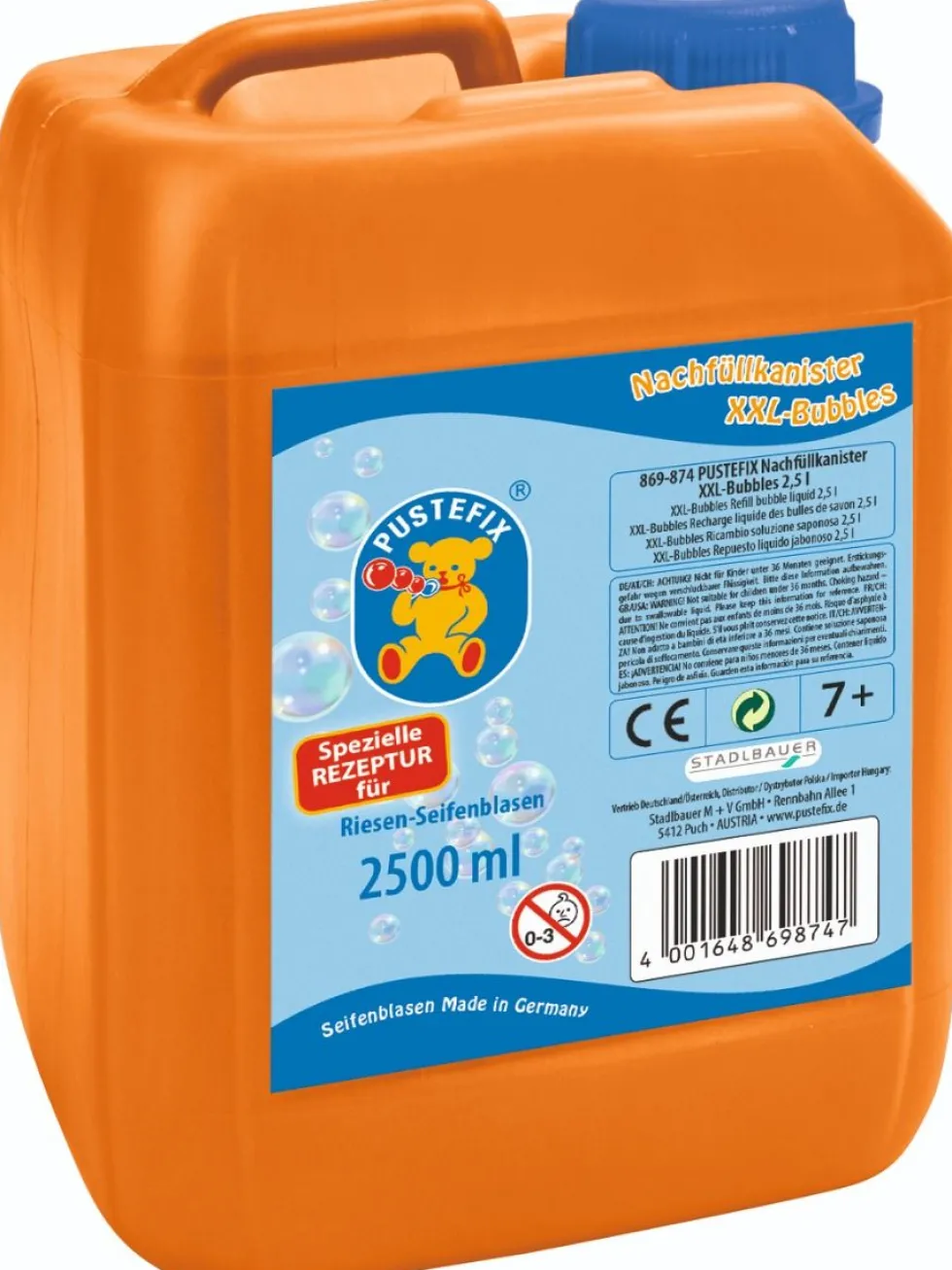 Saippuakuplat XXL täyttöpullo - 2500 ml
