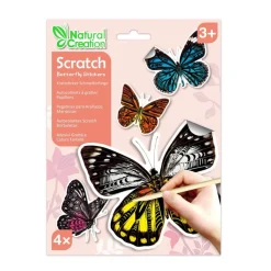 Scratch-tarrat – Perhoset, 4 kpl