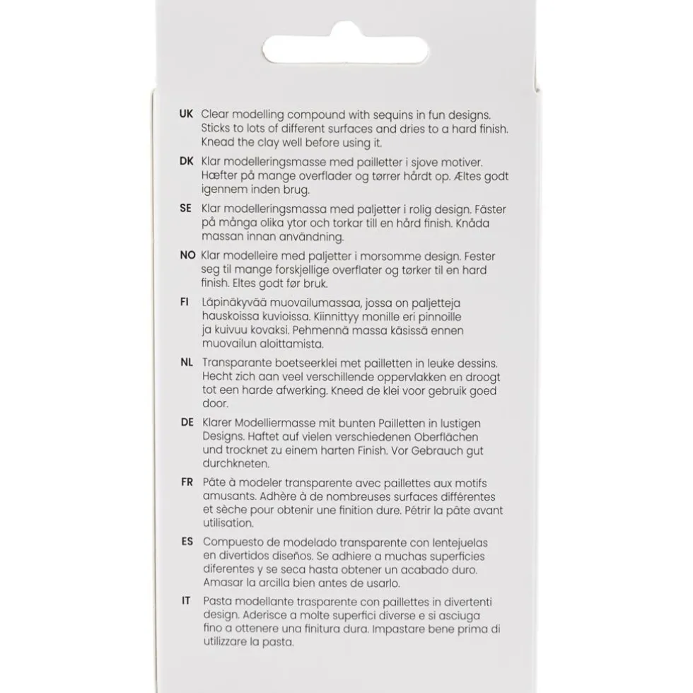 Sequin Clay 3 x 60 g – Sininen & keltainen