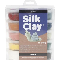 Silk Clay 10 x 40 gr - Murretut värit