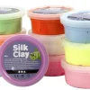 Silk Clay 10 x 40 gr - Neonvärit