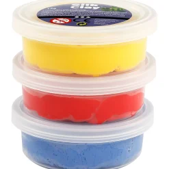 Silk Clay 3 x 14 gr - Sini-, puna-, keltainen