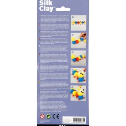Silk Clay 3 x 14 gr - Sini-, puna-, keltainen