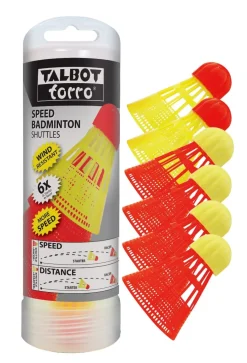 Speedminton-sulkapallot - Mix, 6 kpl