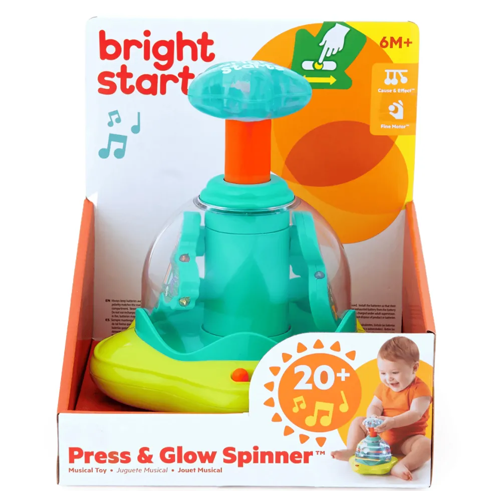 Spinner valoilla ja musiikilla