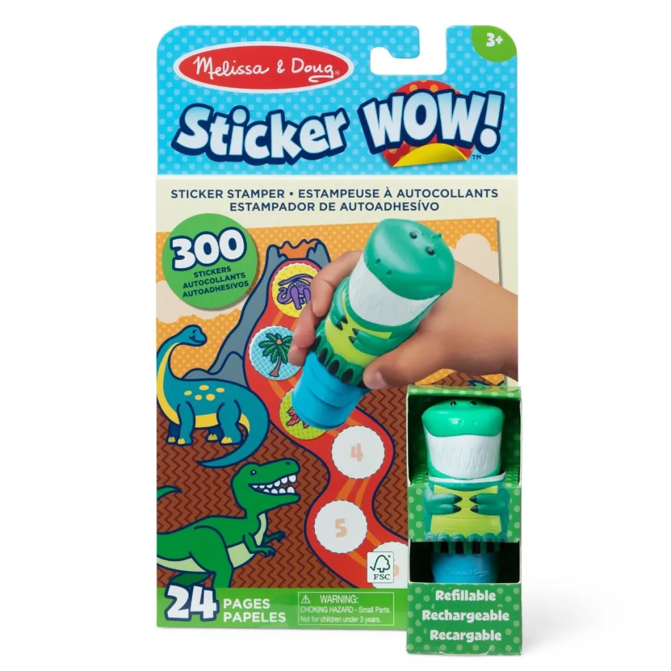 Sticker WOW! -aktiviteettisetti - Dinosaurus