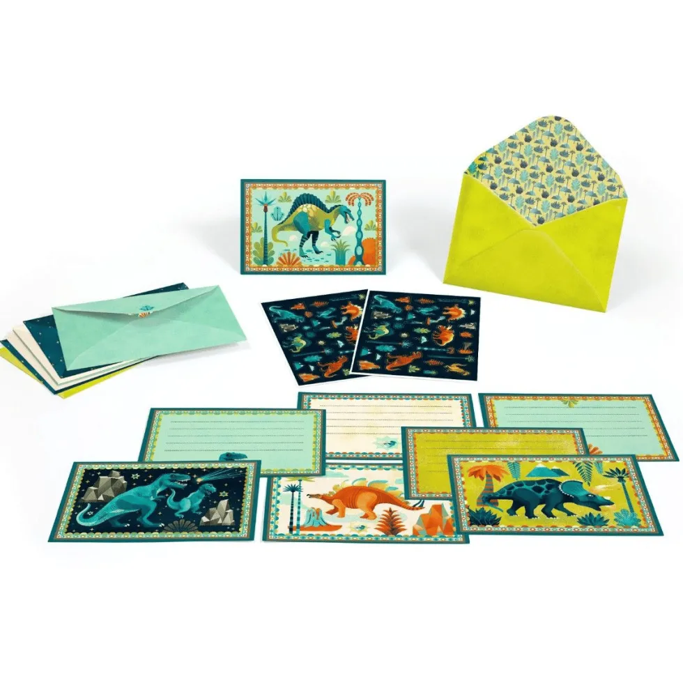Syntymäpäiväkutsut – Dinosaurukset, 8 kpl